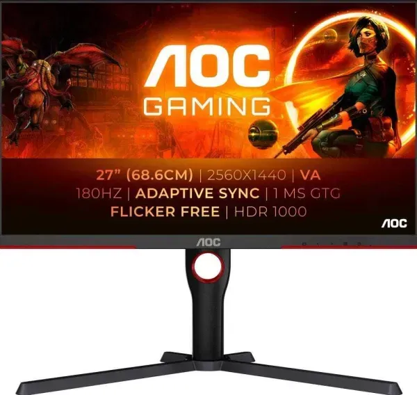 AOC Q27G3XMN — 27″ VA, 1440p, 180 Hz