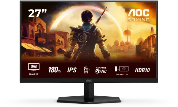 AOC Q27G42XE — 27″ QHD gaming monitor, 180 Hz
