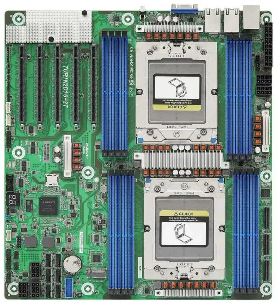 ASRock TURIN2D16-2T — SP5 server motherboard, EEB