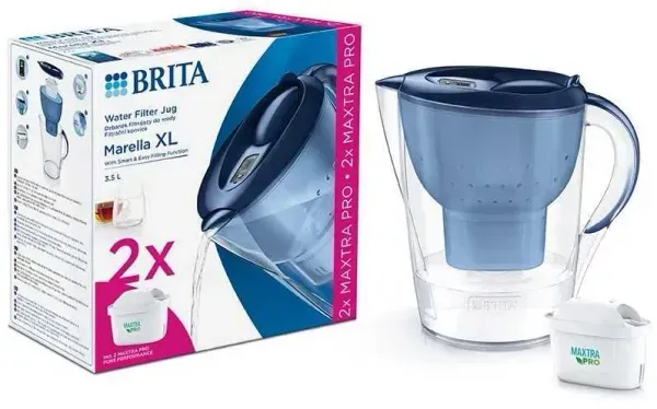 Brita Marella XL water filter jug — 3.5 L, blue