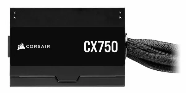 Corsair CX750 power supply — 750 W, 80 Plus Bronze