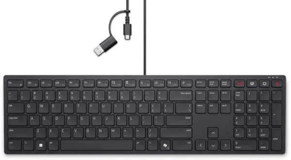 Dell KB525C wired keyboard — black