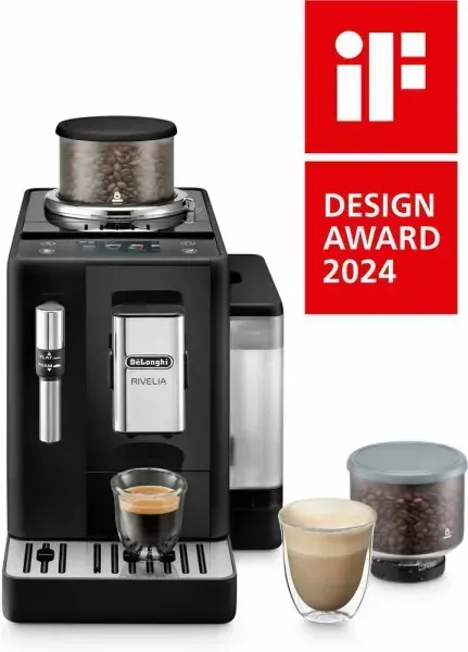 De'Longhi Rivelia EXAM 440.35.B — bean-to-cup, 19 bar, onyx black