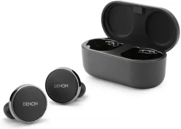 Denon PerL Pro true wireless earbuds — black