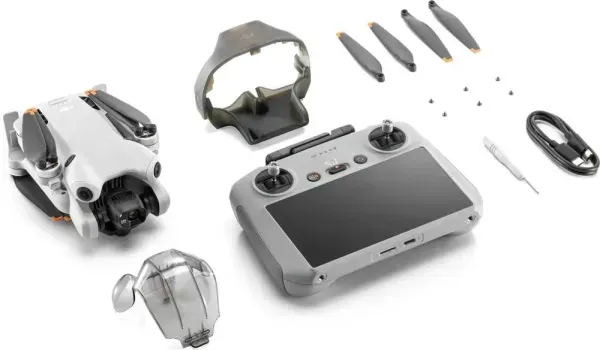 DJI Mini 4 Pro drone — with RC 2 controller