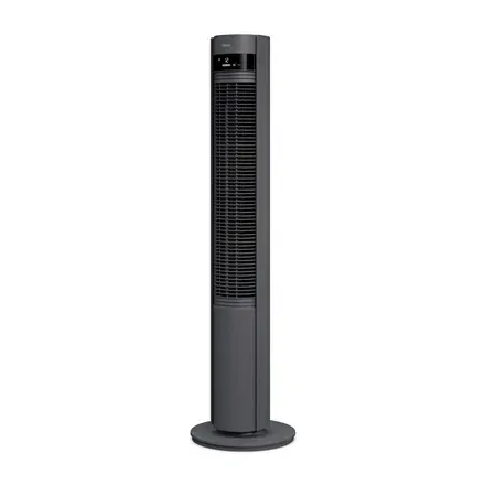Duux Elevate tower fan — 40 W, 12 speeds, grey