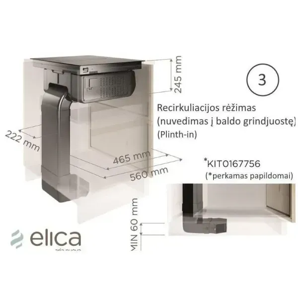 Elica KIT0167756 recirculation kit