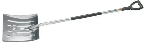 Fiskars lightweight aluminium snow shovel — 44 cm