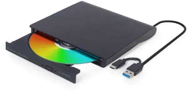 Gembird DVD-USB-031 external USB DVD drive — black