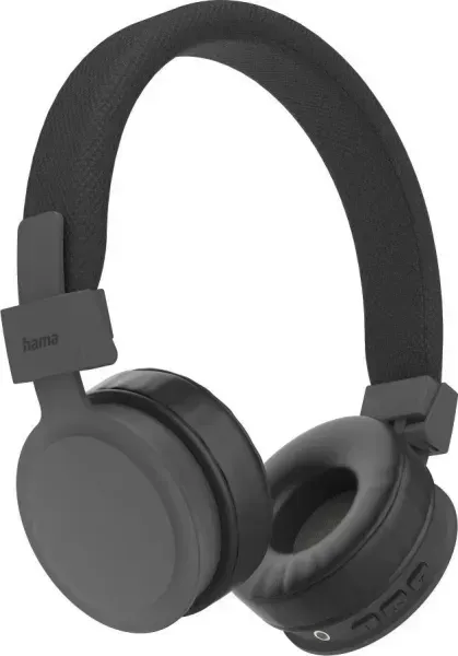 Hama Freedom Lit Bluetooth headphones with microphone — black and grey