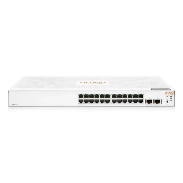 HPE Aruba Instant On 1830 managed switch — 24 × 1 GbE, 2 × SFP