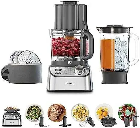 Kenwood FDM72.990SS food processor — 3 L, stainless steel, built-in scales
