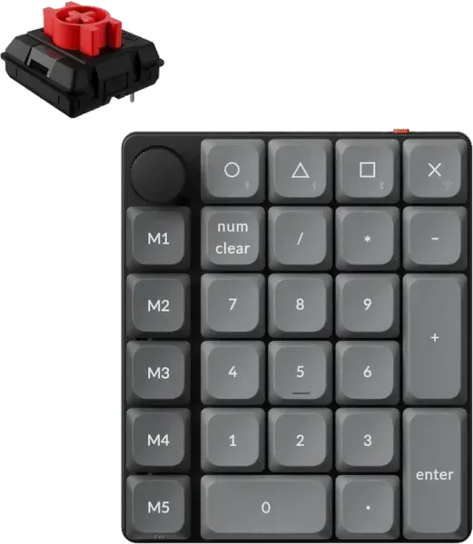 Keychron K0 Max wireless mechanical keyboard — hot-swappable, black