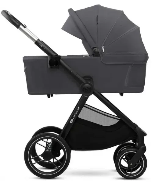 Kinderkraft Nea 2.0 2-in-1 pram — deep grey