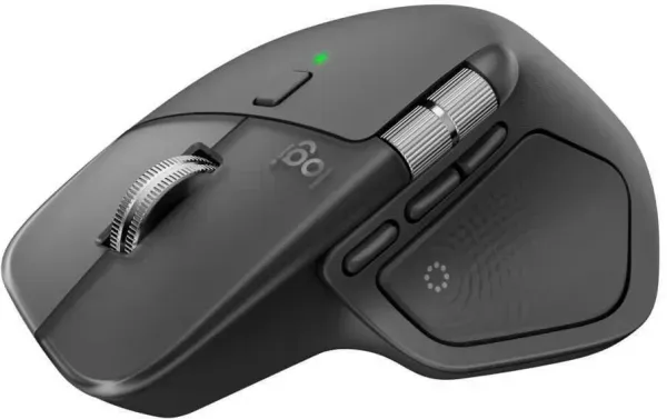Logitech MX Master 4 wireless mouse — graphite
