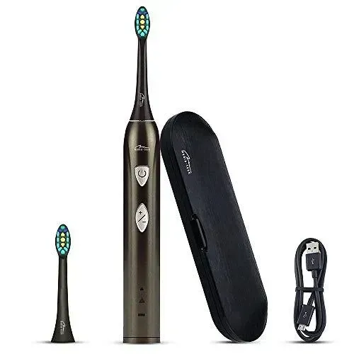 Media-Tech MT6510 sonic electric toothbrush with travel case