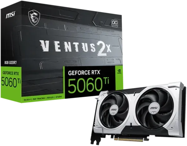 MSI GeForce RTX 5060 Ti Ventus 2X OC — 8 GB