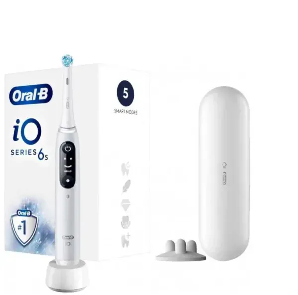 Oral-B iO Series 6 electric toothbrush — white