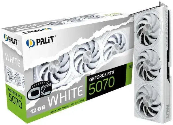 Palit GeForce RTX 5070 White OC — 12 GB GDDR7