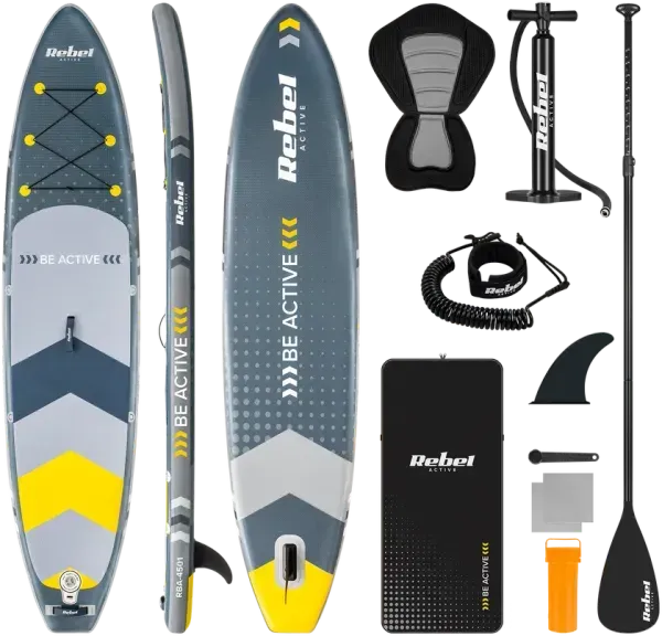 Rebel Active RBA-4501 paddle board — grey