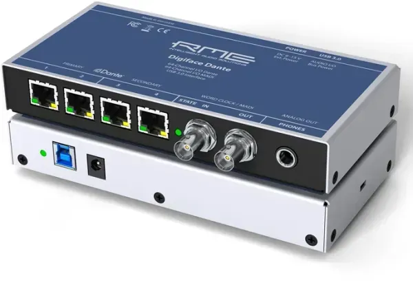 RME Digiface Dante — USB 3.0 audio interface