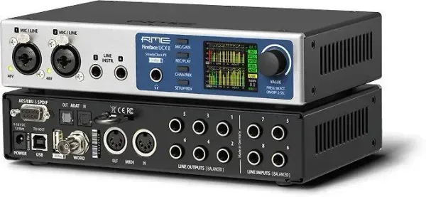 RME Fireface UCX II audio interface — 20 in / 20 out