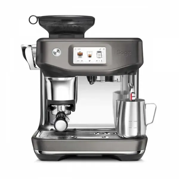 Sage SES882BST espresso machine — black stainless steel