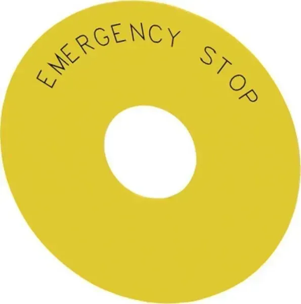 Siemens yellow adhesive labels — 75 / 23 mm