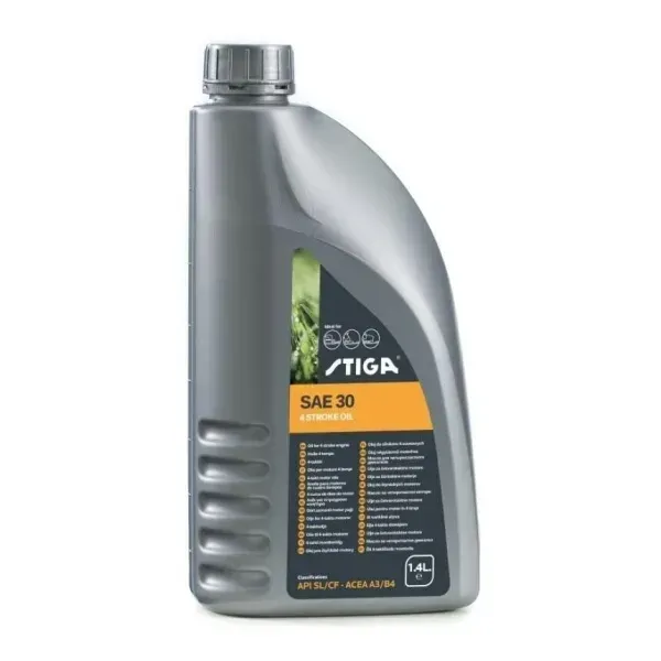 Stiga four-stroke engine oil SAE30 — 1.4 L