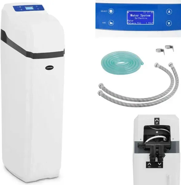 Uniprodo water softener — 25 L, ASD2 valve, LCD