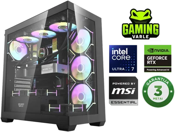 Varlė Gaming PC — Core Ultra 7 265KF, RTX 5070, 32 GB
