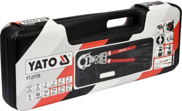 Yato YT-21735 — press pliers for Pex-Al-Pex fittings