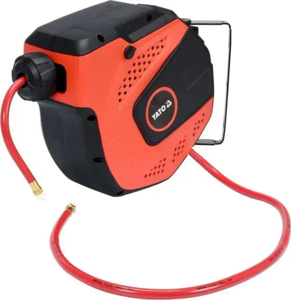 Yato compressor air hose on reel — 14 m